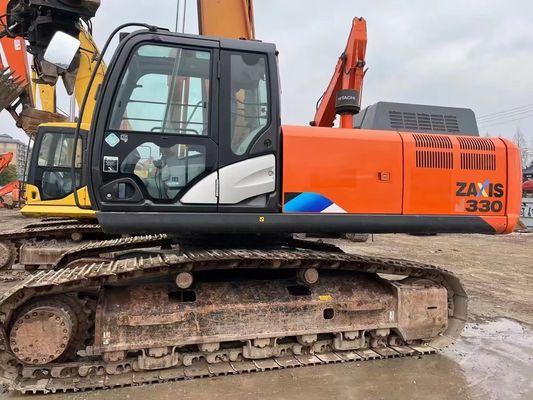 Kecepatan tinggi ZX300-5A Digunakan Hitachi Excavator Dengan Original Impor Mesin Baru Isuzu